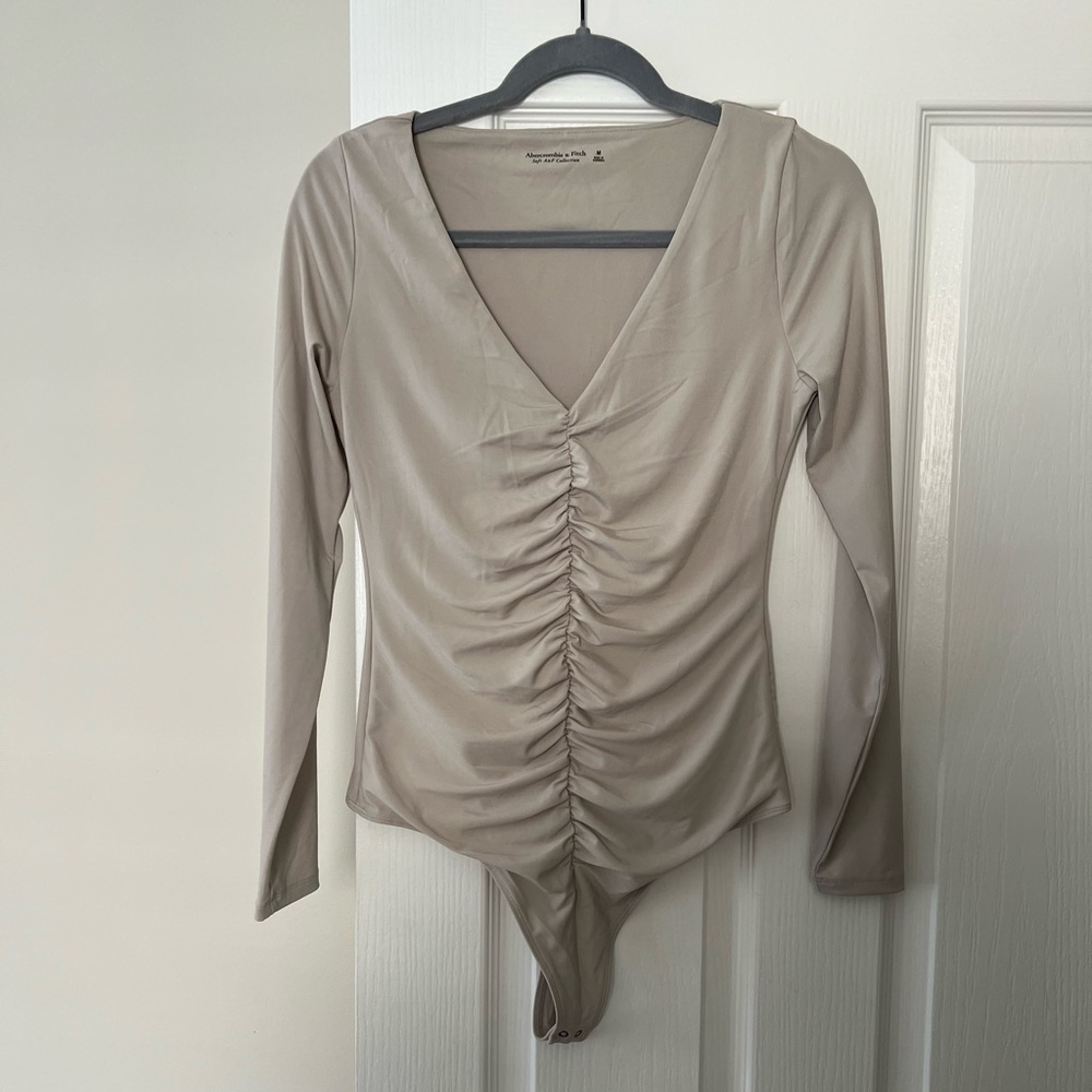Abercrombie Beige Soft Collection Bodysuit